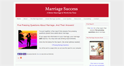 Desktop Screenshot of marriagesuccess.com
