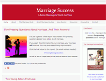 Tablet Screenshot of marriagesuccess.com